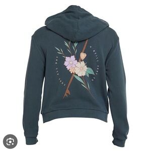 O’Neill Girl’s Scobie Hoodie Sweatshirt- Surf All Day- Slate- NWT 🏄‍♀️